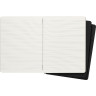 Блокнот MOLESKINE Cahier Journal XLarge, линейка, чёрный (3 шт.) QP321