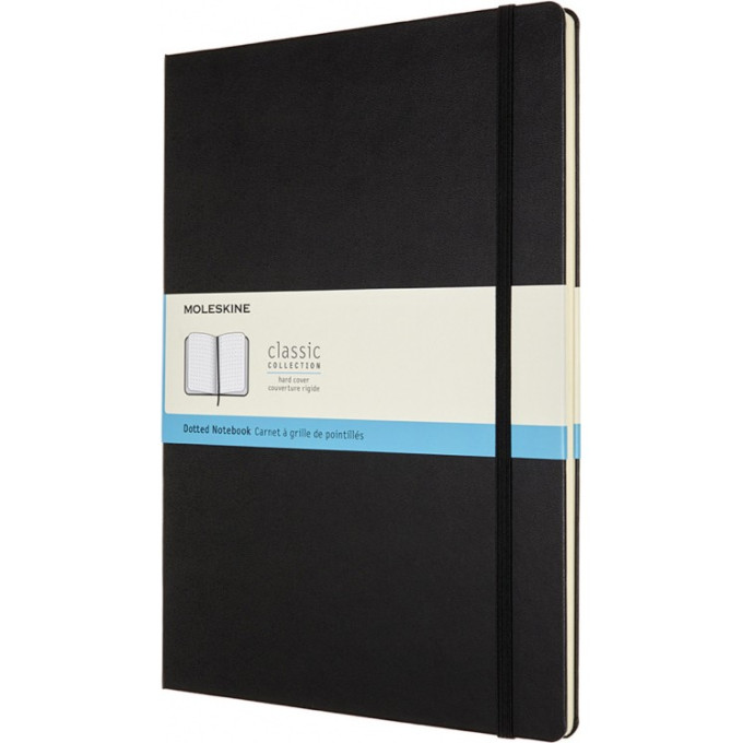 Блокнот MOLESKINE CLASSIC A4, пунктир, чёрный QP113