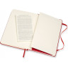Блокнот MOLESKINE Classic Medium, нелинованный, красный QP052F2