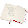 Блокнот MOLESKINE CLASSIC SOFT EXPANDED LARGE линейка, красный QP616EXPF2
