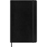 Блокнот MOLESKINE Classic Soft Large, клетка, чёрный QP617