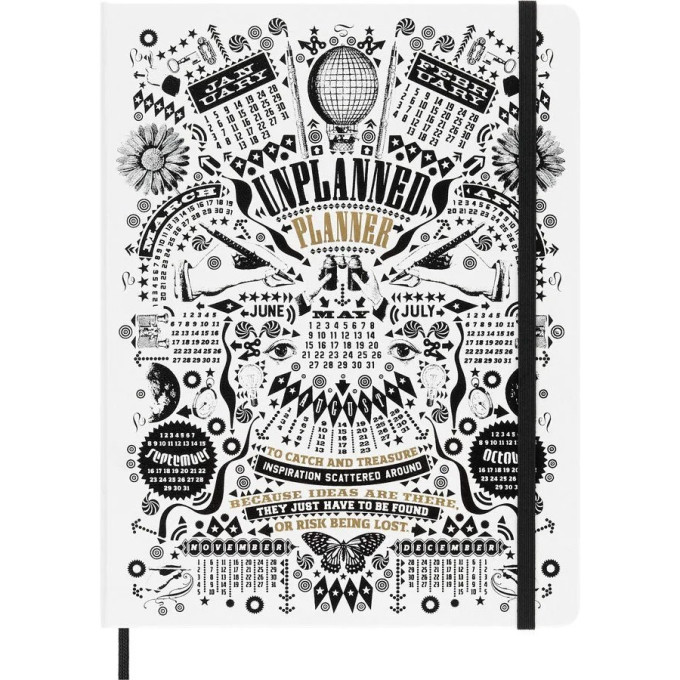 Ежедневник MOLESKINE LE LORENZO PETRANTONI XL 190х250мм, белый LEPLAN4LPETRA