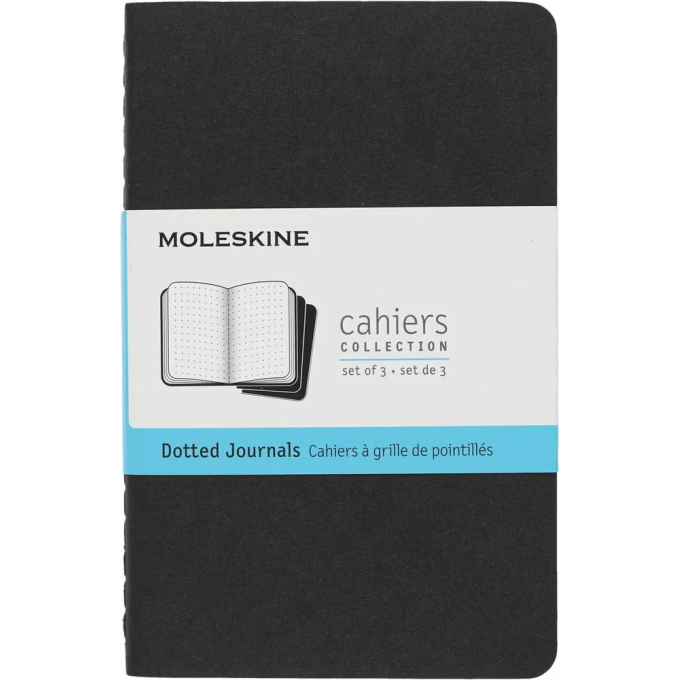 Набор из 3-х блокнотов в точку MOLESKINE CAHIER JOURNAL QP314 9х14 см
