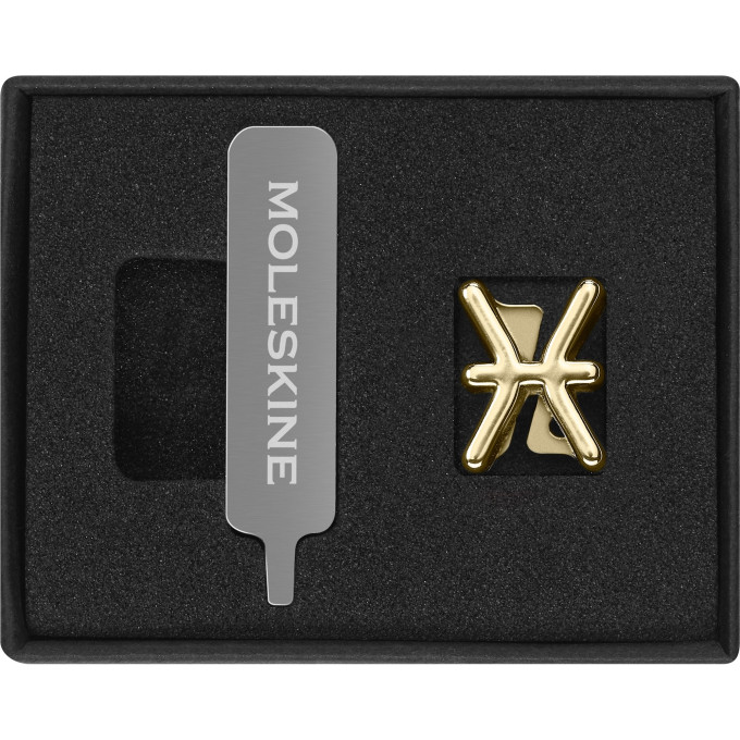 Шильд-символ MOLESKINE PINPISCESGOLD рыбы