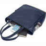 Сумка MOLESKINE Tote Classic Leather, синий сапфир ET84TOB20