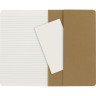 Набор блокнотов MOLESKINE Cahier Journal Large, линейка, бежевый, 3 шт. QP416